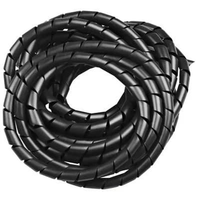 Organizador de Cabos MD9 3/4 Preto 1 Metro O&M - 5423