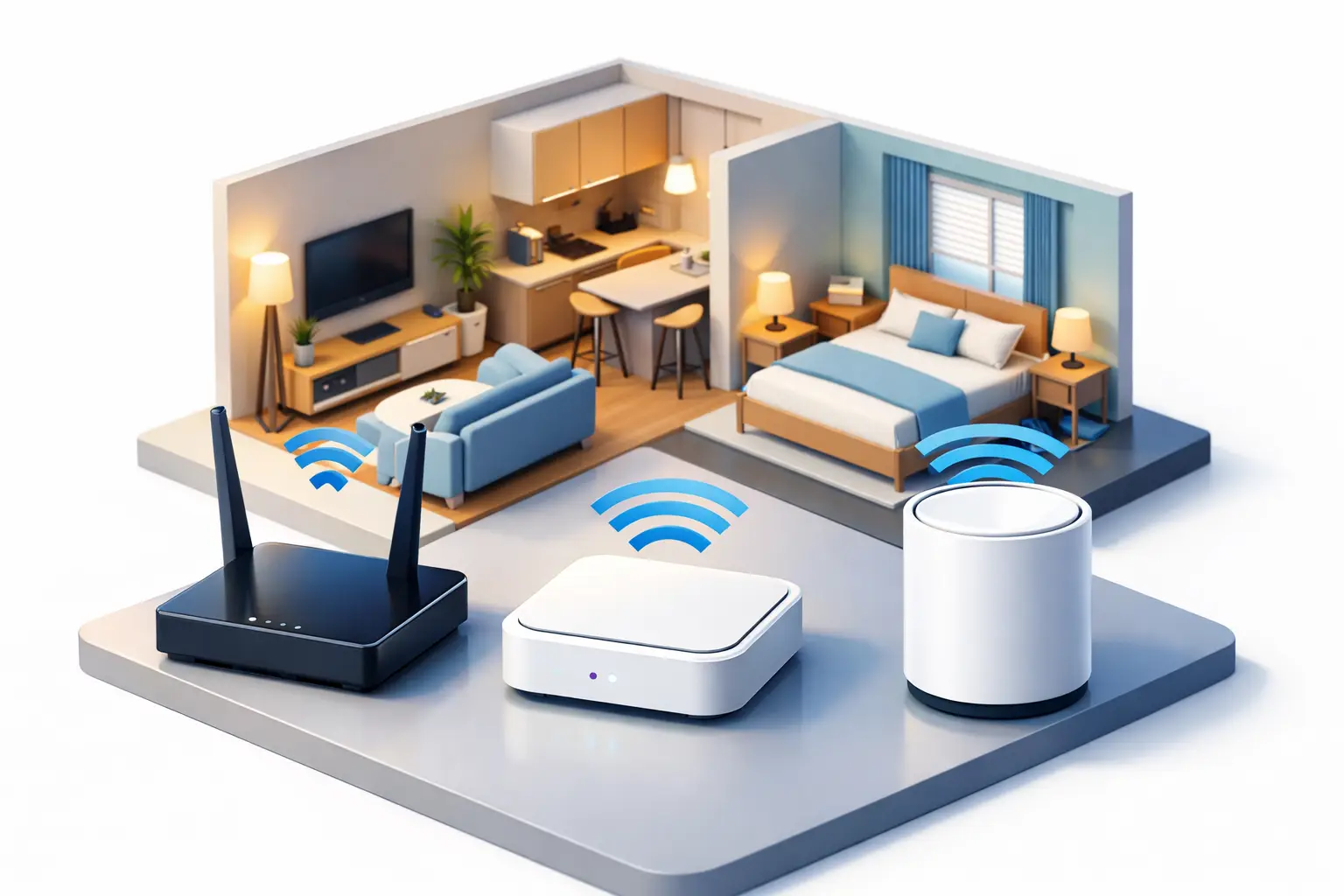 Melhores roteadores para apartamento pequeno
