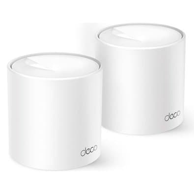Kit com duas unidades do roteador mesh TP-Link Deco X10