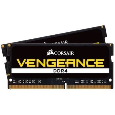 Memória RAM para Notebook Corsair Vengeance, 32GB (2x16GB), 2666MHz, DDR4, CL18, Preto - CMSX32GX4M2A2666C18