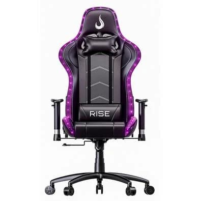 Cadeira Gamer Rise Mode Z6, Ângulo Ajustável, Braço 2D, ARGB, Preto - RM-CG-06-BK-RGB