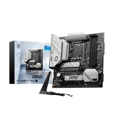 Placa-Mãe MSI B760M Project Zero, Intel LGA 1700, M-ATX, DDR5, Wi-Fi, Preto - B760M PROJECT ZERO