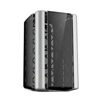Gabinete Gamer Geometric Future Model 2, Mid Tower, ATX, Lateral em Vidro Temperado, Cinza - GEO-M2-GG
