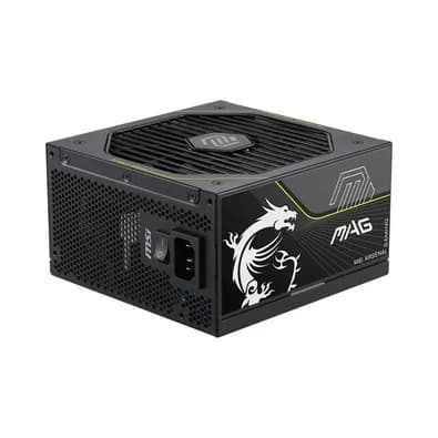 Fonte MSI MAG A1000PLS PCIE5, 1000W, 80 Plus Platinum, Modular, Silent, PFC Ativo, Com Cabo, Preto - MAGA1000PLSPCIE5