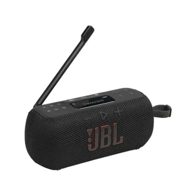 Caixa de Som Portátil JBL Tuner 3, Bluetooth, Rádio FM, À Prova d'Água, Preto - JBLTUNER3BLKBR