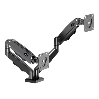 Suporte de Mesa Articulado para 2 Monitores de 17" a 35", ELG, Ajuste de altura com Pistão a Gás - F160N