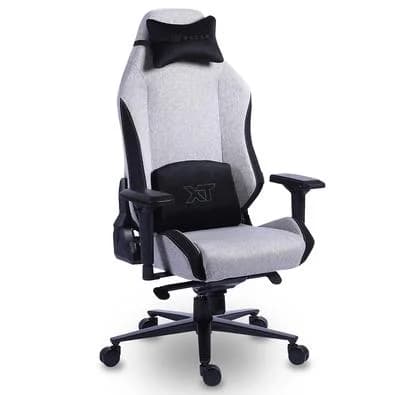 Cadeira Gamer XT Racer Draco NR17, Até 120kg, Com Almofadas, Reclinável, Descanso de Braço 4D, Preto e Cinza - XTR-065