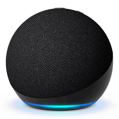 Echo Dot (5ª geração) Smart Speaker com Alexa, cor preta