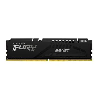 Memória RAM Kingston Fury Beast, 32GB, 5600MT/s, DDR5, CL36, DIMM, Preto, EXPO - KF556C36BBE-32