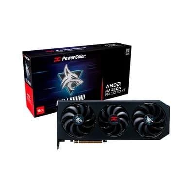 Placa de Vídeo PowerColor Hellhound AMD Radeon RX 9070 XT 16GB GDDR6 - RX9070XT 16G-L/OC