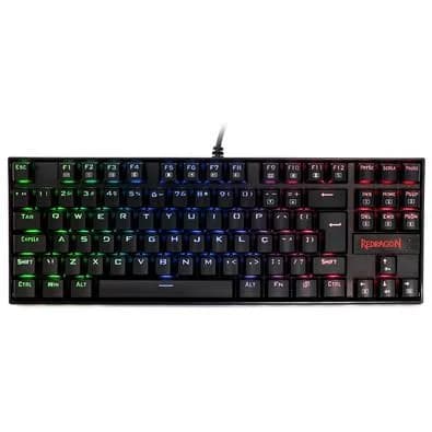 Teclado Mecânico Gamer Redragon Kumara, Anti-Ghosting, RGB, Switch Outemu Black, ABNT2, Preto, PT - K552RGB-1 (PT-BLACK)