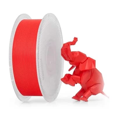 Filamento Bambu Lab para Impressora 3D PLA Basico - Red - Com carretel reutilizável 1,75mm - 1kg