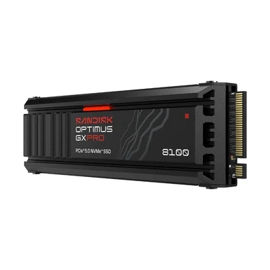 SSD SanDisk Optimus GX PRO 8100 com Dissipador, 1TB, M.2 NVMe, PCIe 5.0 - SDSP82100TAH-000E0