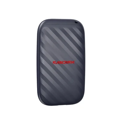 SSD Externo Portátil Sandisk Slim 500GB USB 3.2 Gen 2 Leitura 400MB/s Compacto Preto - SDSSDE10-500G-G25