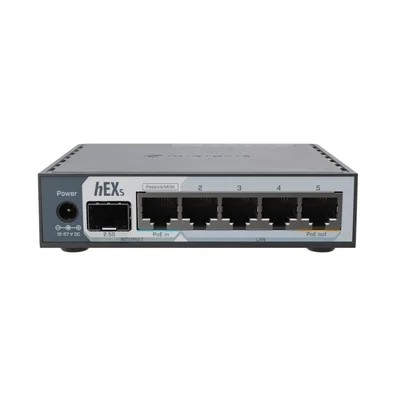 Roteador Mikrotik Routerboard E60iugs Hex S 950mhz 512mb L4