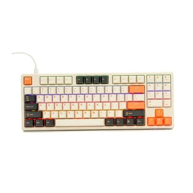 Teclado Mecânico Gamer Thunderobot KG3089, Switch Linear Red, 1KHz, Hot-Swappable, Rainbow, 90%, USB-C, Smoke - JM03NL004