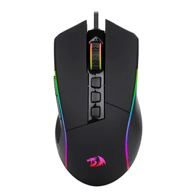 Mouse Gamer Redragon Plank, RGB, 16000 DPI, 9 Botões, Preto - M812-RGB
