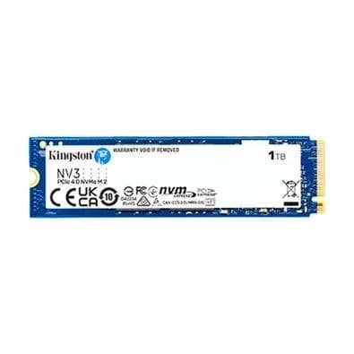 SSD Kingston NV3, 1TB, M.2 2280, PCIe 4.0 x4, NVMe, Leitura: 6000 MB/s, Gravação: 4000 MB/s, Azul - SNV3S/1000G