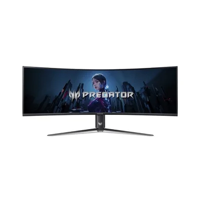 Monitor Gamer curvo Acer Predator Series Z57 bmiiphuzx, 57.1" LED, 7K,120,Hz, 1ms, DisplayPort e HDMI, HDR, FreeSync - UM.NZ7AA.002