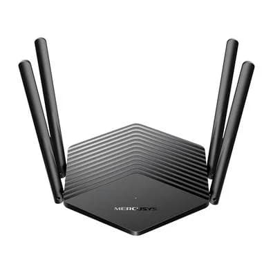 Roteador Mercusys Mr80x Wi-fi 6 Ax3000 Gigabit Dual Band, Preto - MR80XV4