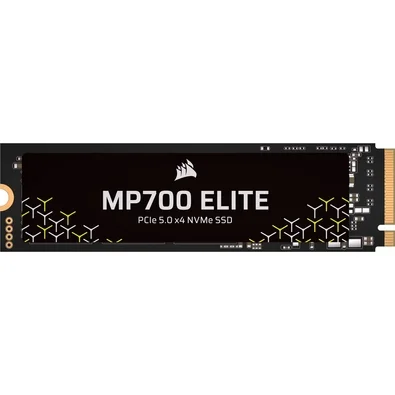 SSD Corsair MP700 ELITE, 1TB, M.2 2280, PCIe 5.0 x4, NVMe, Leitura: 10000 MB/s, Gravação: 8500 MB/s, Preto - CSSD-F1000GBMP700ENH