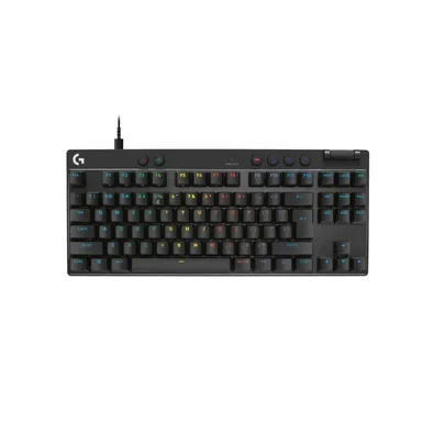 Teclado Gamer Logitech G PRO X TKL RAPID, Switches Magnético-analógicos, Modo Rapid Trigger, Layout US, Preto - 920-013131