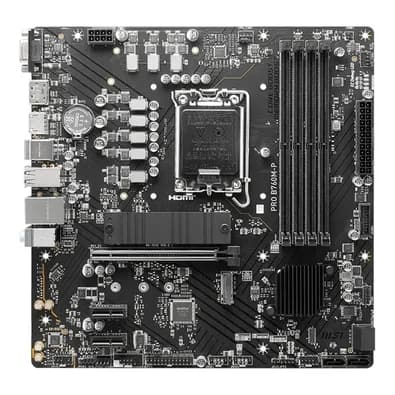 Placa-Mãe MSI PRO B760M-P, Intel, LGA 1700, Micro-ATX, DDR5 - PROB760P