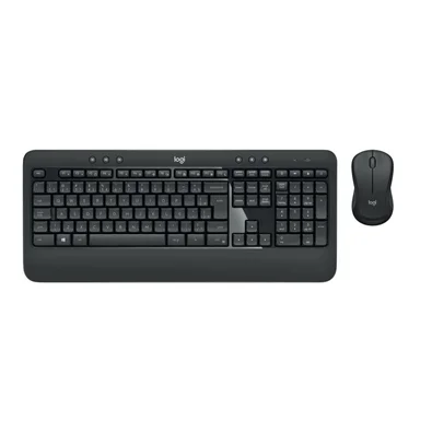 Teclado e Mouse Logitech MK540 Advanced Sem Fio Multimídia Tecnologia Unifying Cinza ABNT2 - 920-008674