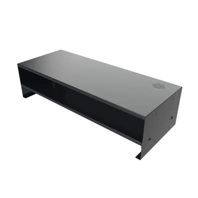 Suporte Ergonômico de Mesa para Monitor e Notebook Ergofirst, com Prateleira, Preto - MR06