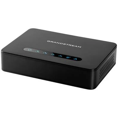 Adaptador ATA Avançado Grandstream, 4 Portas FXS, Preto - HT814