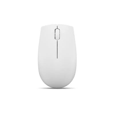 Mouse Sem fio Lenovo 300, Wireless, Ambidestro, Branco - GY51L15677