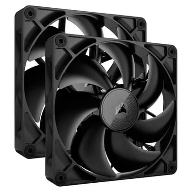 Kit com 2 Ventoinhas Corsair iCUE LINK RX140, 140mm, Preto - CO-9051012-WW