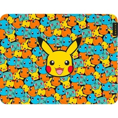 Mousepad Gamer Razer Gigantus V2, Tecido Macio, Médio, Pokémon Kanto Starters Edition - RZ02-03333900-R3M1