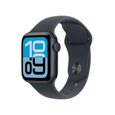Apple Watch SE 3 GPS + Cellular, Caixa Meia-noite de Alumínio de 44 mm, Pulseira Esportiva Meia-noite, Tamanho P/M - MEPH4AM/A