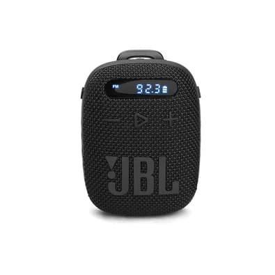 Caixa de Som Portátil JBL Wind 3, para Bicicleta, Bluetooth, À Prova d'Água, Preta - JBLWIND3BR