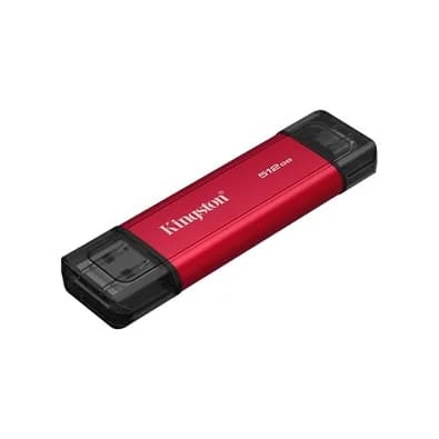 SSD Kingston Portátil, 512GB, Portátil, USB 3.2 Gen 2, Leitura: 1050 MB/s, Gravação: 950 MB/s - SPSD/512GB
