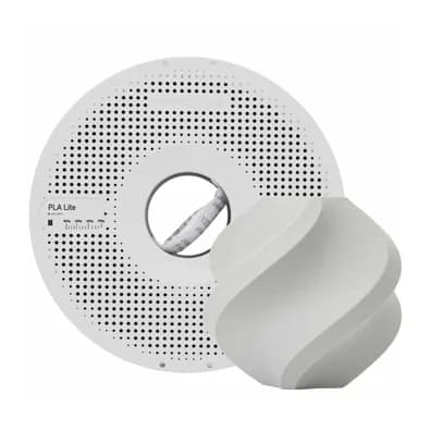 Filamento Bambu Lab para Impressora 3D PLA LITE, Com carretel reutilizável 1,75mm, 1kg, Cinza - A18-D0-1.75-1000-SPL