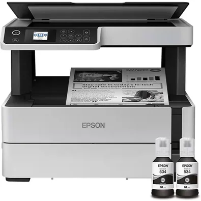 Multifuncional Epson EcoTank, Jato de Tinta, Wi-Fi, Bivolt - M2170