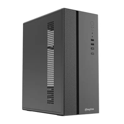 Gabinete Keytime Neo, Micro-ATX, Sem Fans, Preto - KYT00046