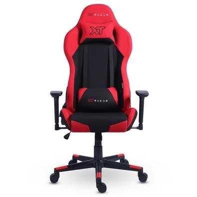 Cadeira Gamer XT Racer Defender NR17, Até 120kg, Com Almofadas, Reclinável, Descanso de Braço 3D, Preto e Vermelho - XTR-030