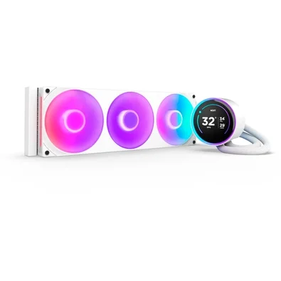 Watercooler NZXT Kraken Elite 420 RGB V2, Branco, RL-KR42E-W2