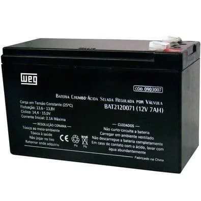 Bateria WEG Selada - VRLA 12V/7AH 13293745