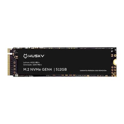 SSD Husky ThunderBoost, 512GB, M.2 2280, PCIe 4.0 x4, NVMe, Leitura: 4000 MB/s, Gravação: 2200 MB/s - HSSD512GEN4