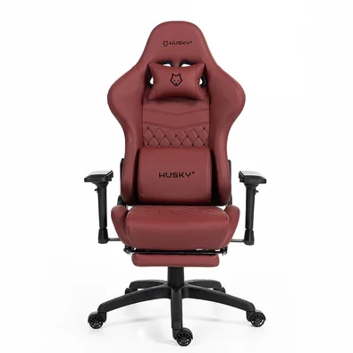 Cadeira Gamer Husky Tempest 4D, Até 145kg, Braços 4D, Almofadas, Reclinável 150º, PU, Descanso para Pés, Vermelha - HCG700VR4D