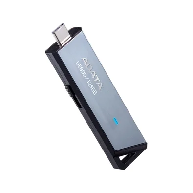 Pen Drive 128GB ADATA Elite UE800, USB 3.2, Retrátil, Cinza - AELI-UE800-128G-CSG