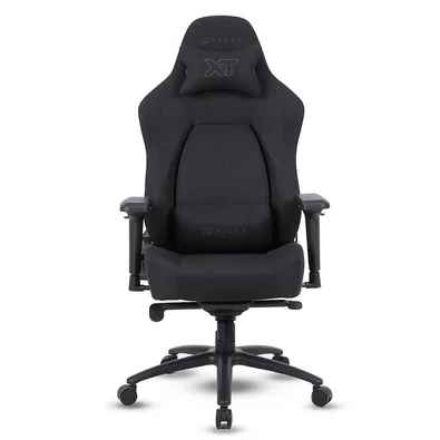 Cadeira Gamer XT Racer Fire Gun Style, Até 130Kg, Reclinável, Com Almofadas, Cilindro de Gás Classe 4, Tecido, Preta - XTR-072