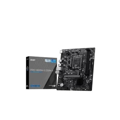 Placa Mãe MSI PRO H610M-S DDR4 II, LGA 1700, Micro-ATX, DDR4 - PRO H610M-S DDR4 II