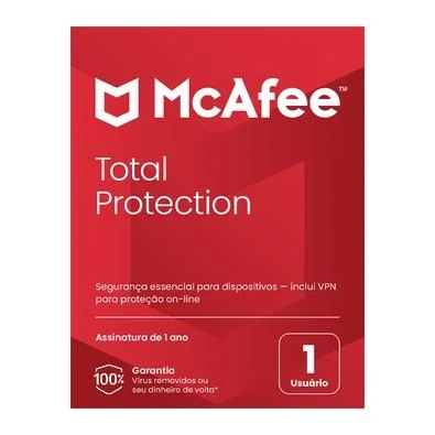 Gift Card Antivirus McAfee Proteção Total para 01 Dispositivo - 1 Ano de acesso, Digital para download