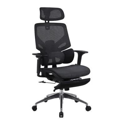 Cadeira Office XT-Office Presidente NR17, Até 130kg, Braço 4D, Ajustável, Preto - XTO-008