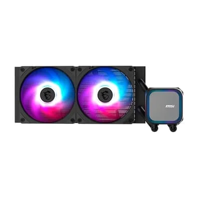 Water Cooler MSI MAG Coreliquid A13, ARGB, 240mm, Intel e AMD, Preto - MAG CORELIQUID A13 240